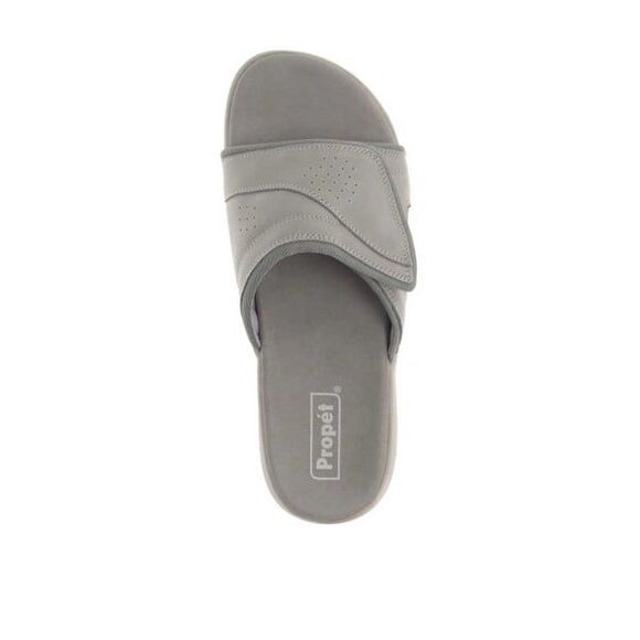 Propet Emerson Gray Slides Sandals Men’s 10.5  NIB main image 5